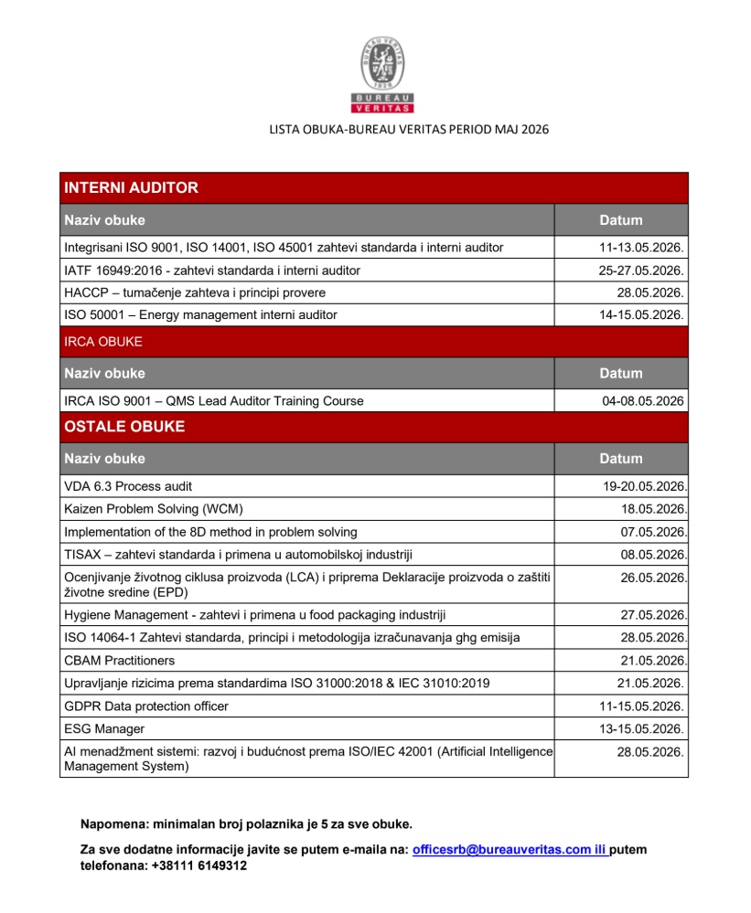 BV obuke 2026 05